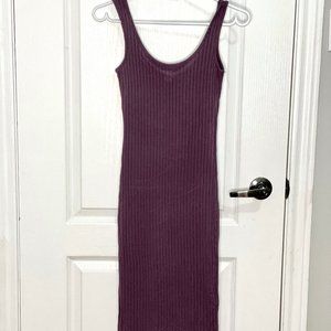 Purple Midi Dress